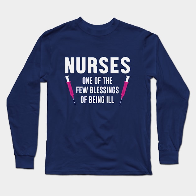 Nurses Long Sleeve T-Shirt by peace and love